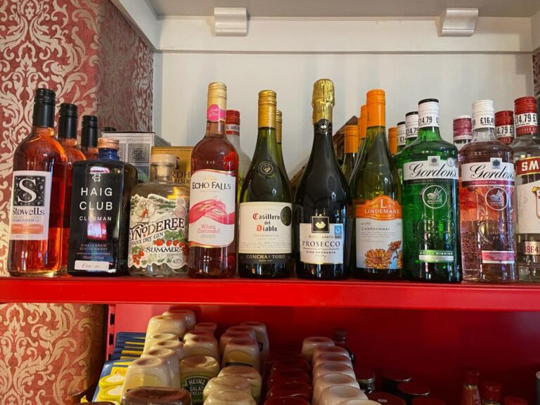 Gift cards and Manx souvenirs in the shop