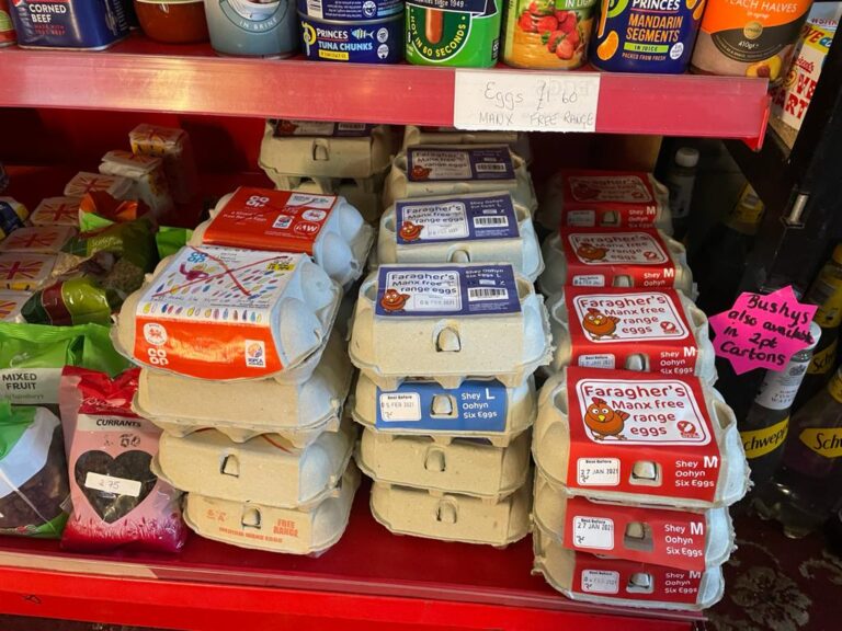 General goods and household essentials on display