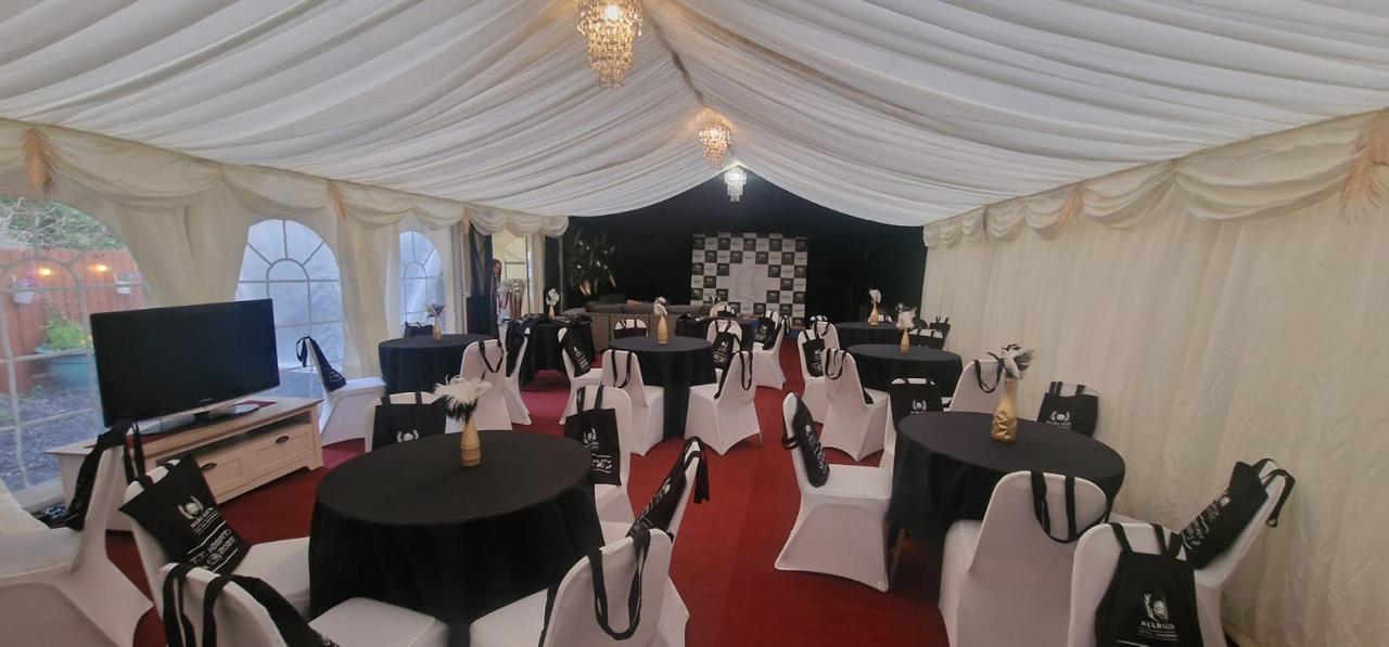 Detailed table design and place settings for a TT corporate dinner